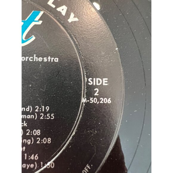 Billy Vaughn Blue Hawaii Vinyl Record 1950s Island Music M-50,206 Album - Picture 3 of 7